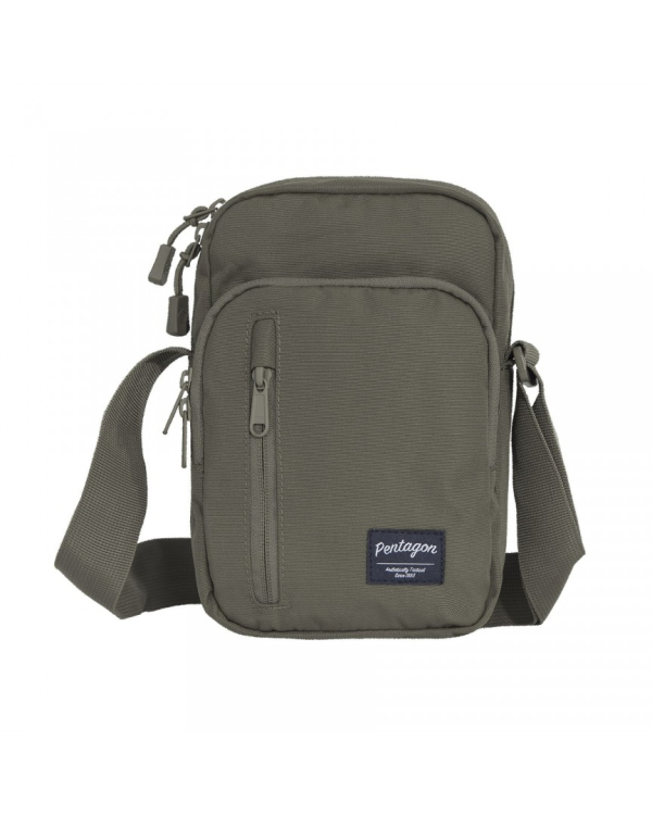Плечова Сумка Pentagon Kleos Messenger Stealth Black - фото №3