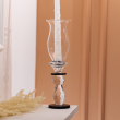 Підсвічник скляний 7×9 см підсвічник декоративний келих на ніжці HP-4-2M - фото №4