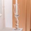 Підсвічник скляний 7×31.5 см підсвічник декоративний келих на ніжці HP-4-5M - фото №5