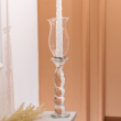 Підсвічник скляний 7×34.5 см підсвічник декоративний келих на ніжці HP-4-6L - фото №4