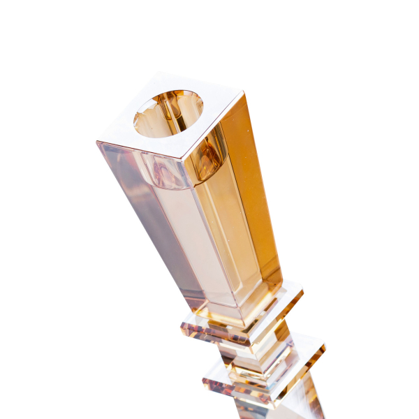 Свічник скляний 22 (см) геометричний HP36555S - фото №2