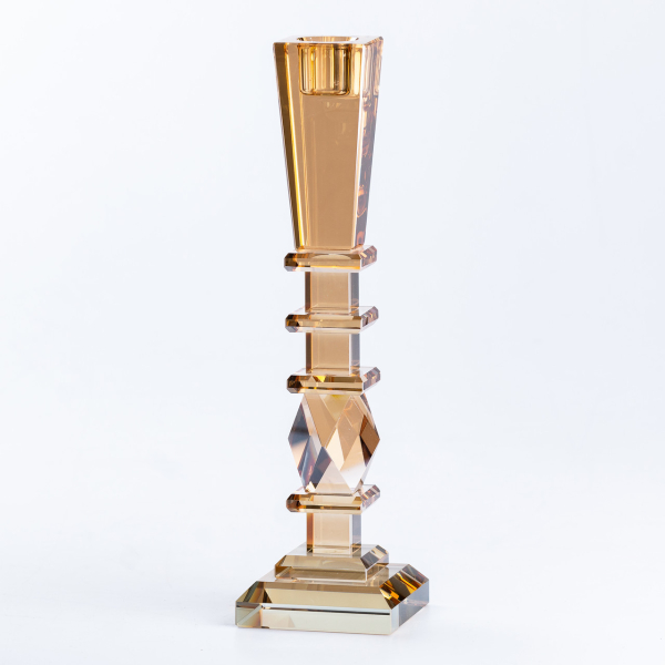 Свічник 25 (см) скляний високий HP36555M - фото №4