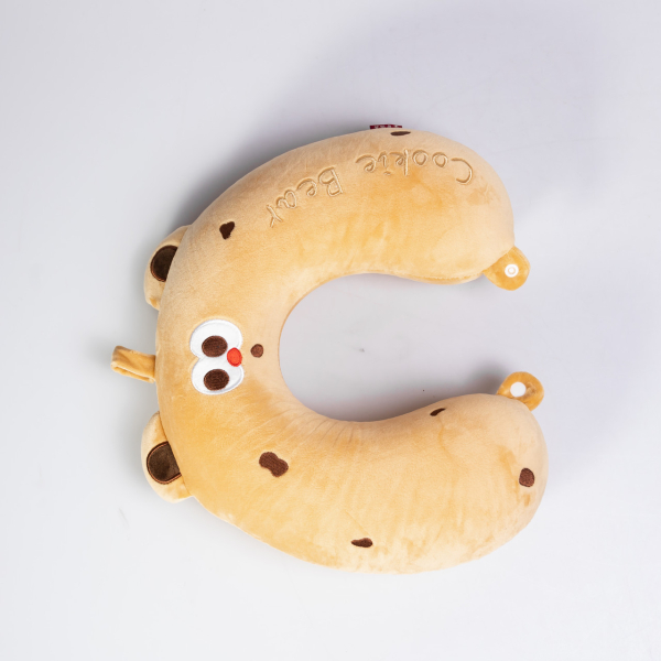Подушка для шиї Cookie Bear U-подібна, бежевий HP-56-1BE - фото