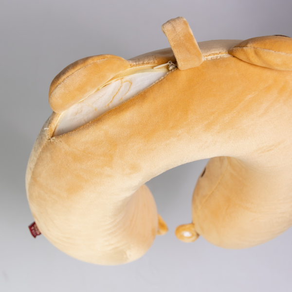 Подушка для шиї Cookie Bear U-подібна, бежевий HP-56-1BE - фото №3