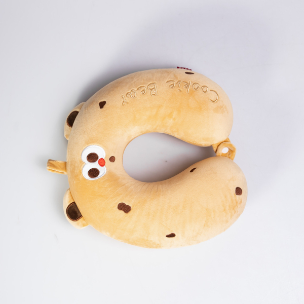 Подушка для шиї Cookie Bear U-подібна, бежевий HP-56-1BE - фото №4