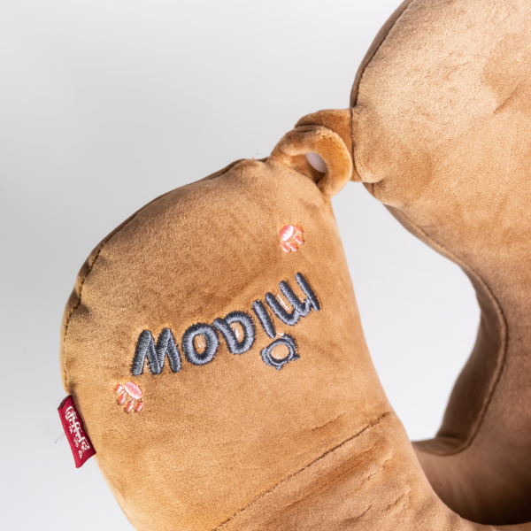 Подушка для шиї Miaow U-подібна подвійна, коричневий HP-56-27BR - фото №5