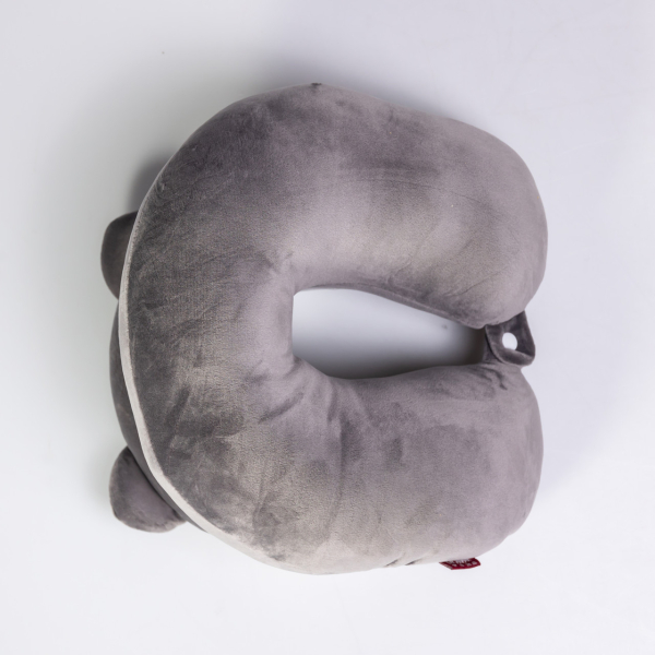 Подушка для шиї Miaow U-подібна подвійна, сірий HP-56-27G - фото №5