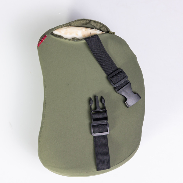 Подушка-підголовник Minimal для подорожей, оливковий HP-56-24GR - фото №2