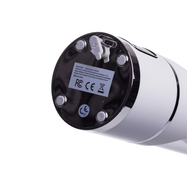 Портативний блендер для смузі на акумуляторі 450 мл 25 Вт USB Білий HP-11-10W - фото №7