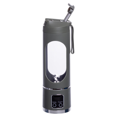 Портативний блендер для смузі на акумуляторі 450 мл 25 Вт USB Зелений HP-11-10GR - фото