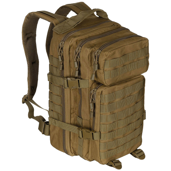 Рюкзак MFH Backpack US Assault I Basic 30L Coyote - фото №7