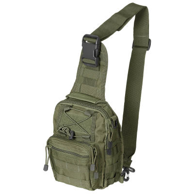 Сумка однолямкова MOLLE 7л Олива - фото