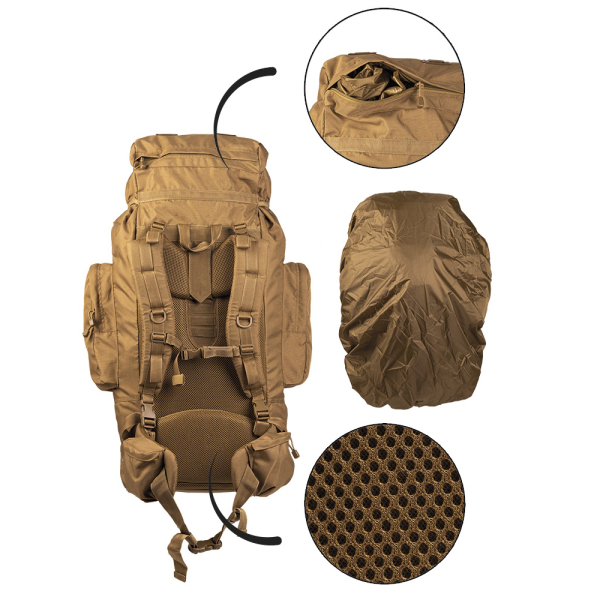 Рюкзак тактичний MIL-TEC «Recom» 88L Coyote - фото №2