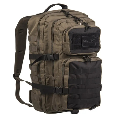 Рюкзак тактичний MIL-TEC US Assault Large 36л Олива/Чорний - фото