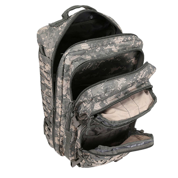 Рюкзак тактичний MIL-TEC Assault Laser Cut 36L Dark camo - фото №26