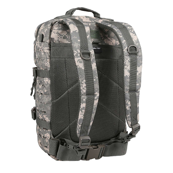 Рюкзак тактичний MIL-TEC Assault Laser Cut 36L Dark camo - фото №23