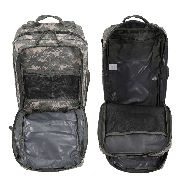 Рюкзак тактичний MIL-TEC Assault Laser Cut 36L Dark camo - фото №28