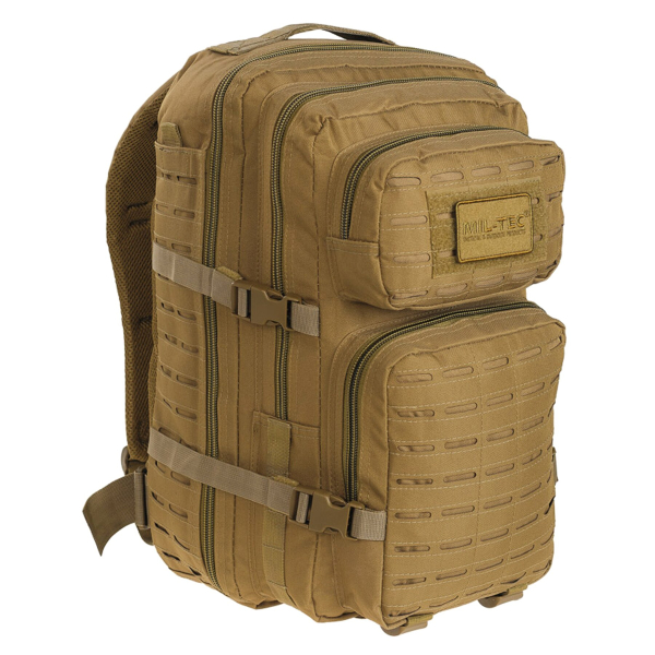 Рюкзак тактичний MIL-TEC Assault Laser Cut 36L Dark camo - фото №30