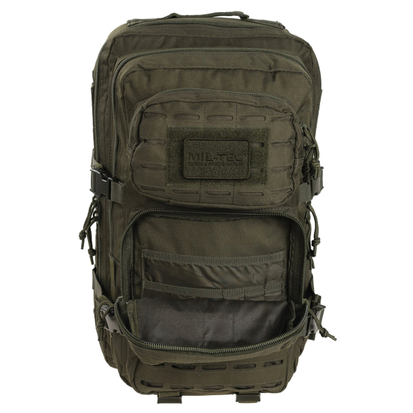 Рюкзак тактичний MIL-TEC Assault Laser Cut 36L Dark camo - фото №6