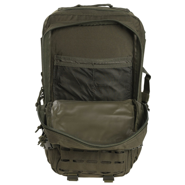 Рюкзак тактичний MIL-TEC Assault Laser Cut 36L Dark camo - фото №7