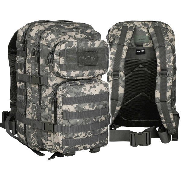 Рюкзак тактичний великий MIL-TEC US Assault Large 36L AT-Digital ACU - фото