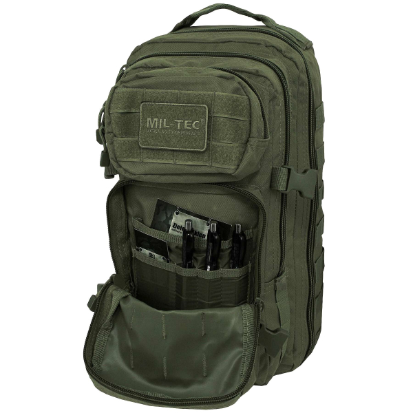 Рюкзак тактичний MIL-TEC US Assault Small 20L Olive - фото №13