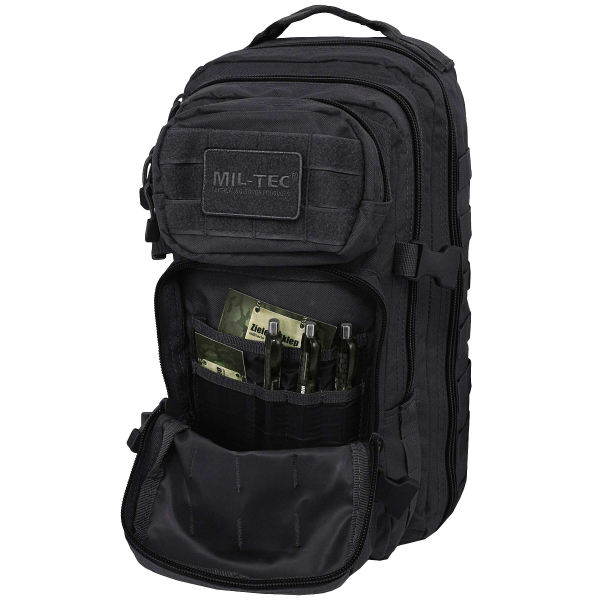 Рюкзак тактичний MIL-TEC US Assault Small 20L Black - фото №13