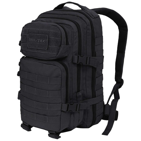 Рюкзак тактичний MIL-TEC US Assault Small 20L Black - фото №5