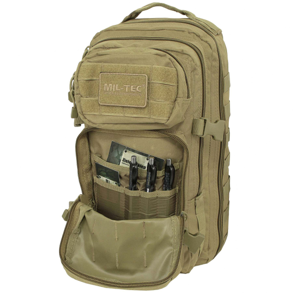 Рюкзак тактичний MIL-TEC US Assault Small 20L Coyote - фото №13