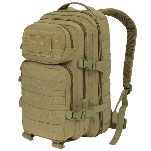 Рюкзак тактичний MIL-TEC US Assault Small 20L Coyote - фото №5