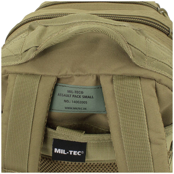Рюкзак тактичний MIL-TEC US Assault Small 20L Coyote - фото №8