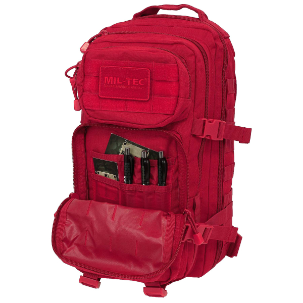 Рюкзак тактичний MIL-TEC US Assault Small 20L Signal Red - фото №13