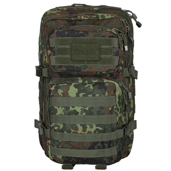 Рюкзак тактичний великий MIL-TEC US Assault Large 36L Flecktarn - фото №2