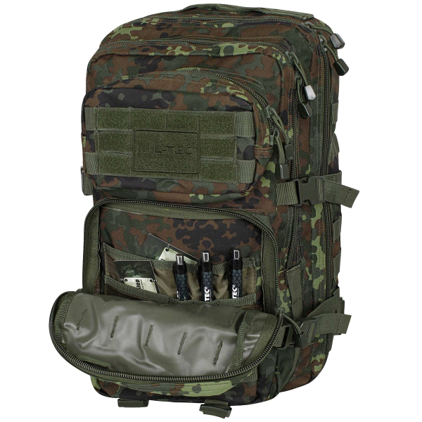 Рюкзак тактичний великий MIL-TEC US Assault Large 36L Flecktarn - фото №10