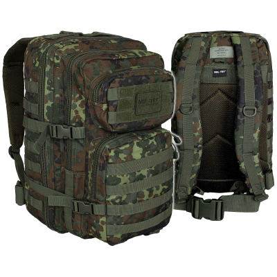 Рюкзак тактичний великий MIL-TEC US Assault Large 36L Flecktarn - фото