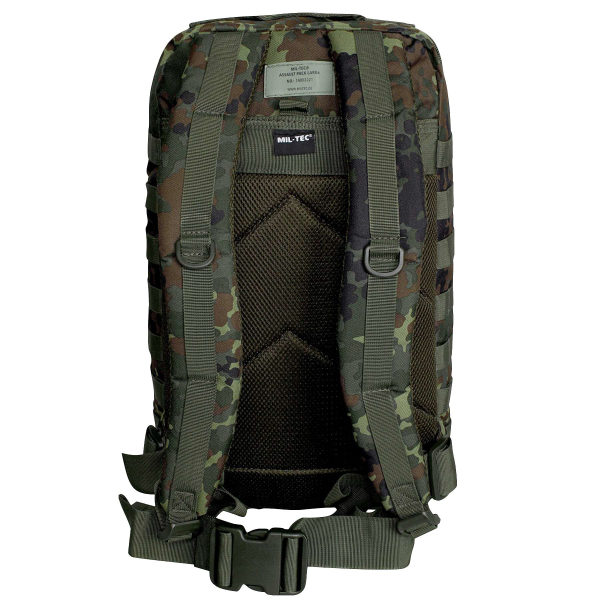 Рюкзак тактичний великий MIL-TEC US Assault Large 36L Flecktarn - фото №3