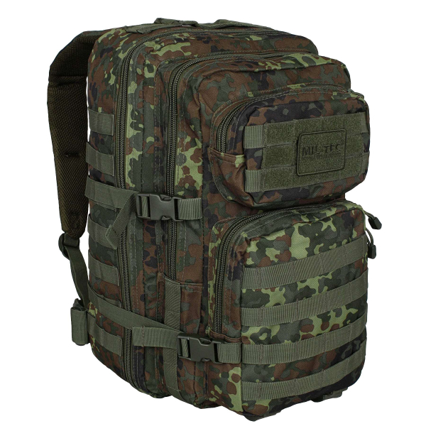 Рюкзак тактичний великий MIL-TEC US Assault Large 36L Flecktarn - фото №4