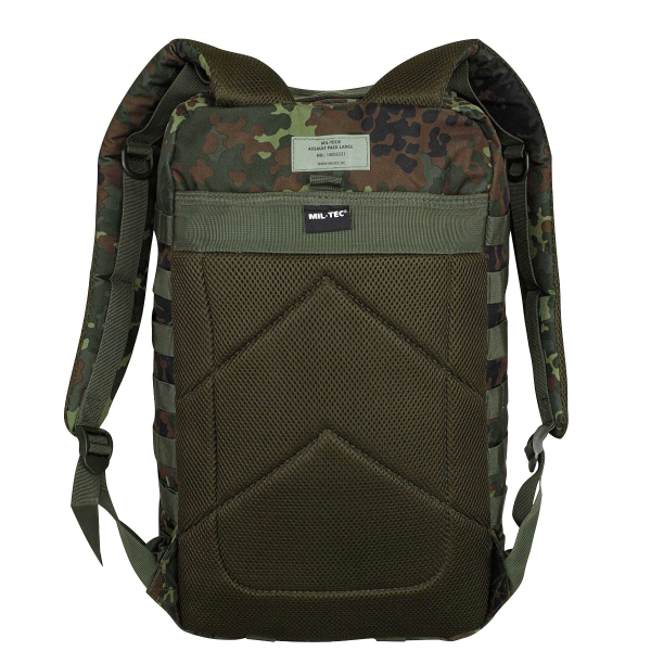 Рюкзак тактичний великий MIL-TEC US Assault Large 36L Flecktarn - фото №5