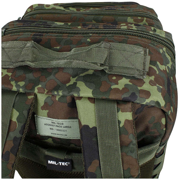 Рюкзак тактичний великий MIL-TEC US Assault Large 36L Flecktarn - фото №7