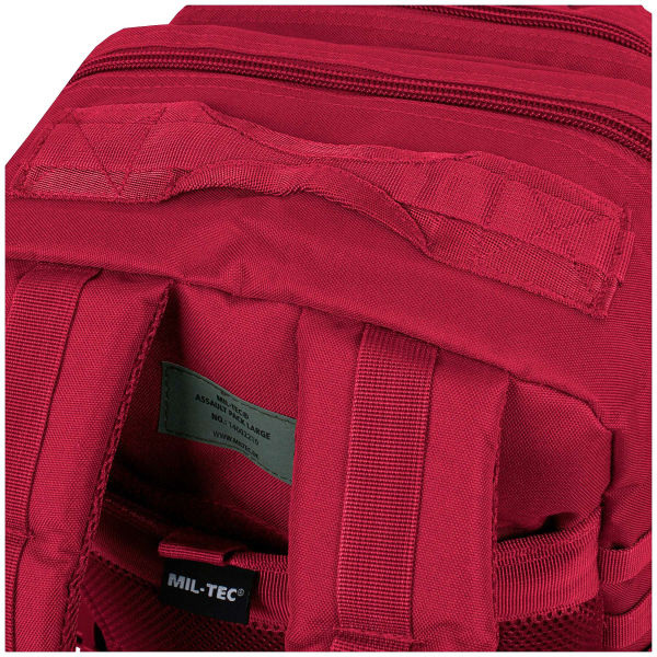 Рюкзак тактичний великий MIL-TEC US Assault Large 36L Signal Red - фото №7