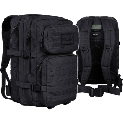 Рюкзак тактичний великий MIL-TEC US Assault Large 36L Black - фото