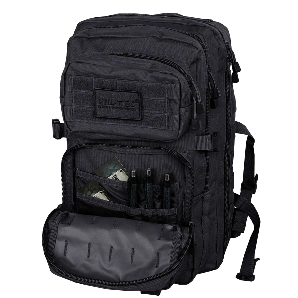 Рюкзак тактичний великий MIL-TEC US Assault Large 36L Black - фото №10