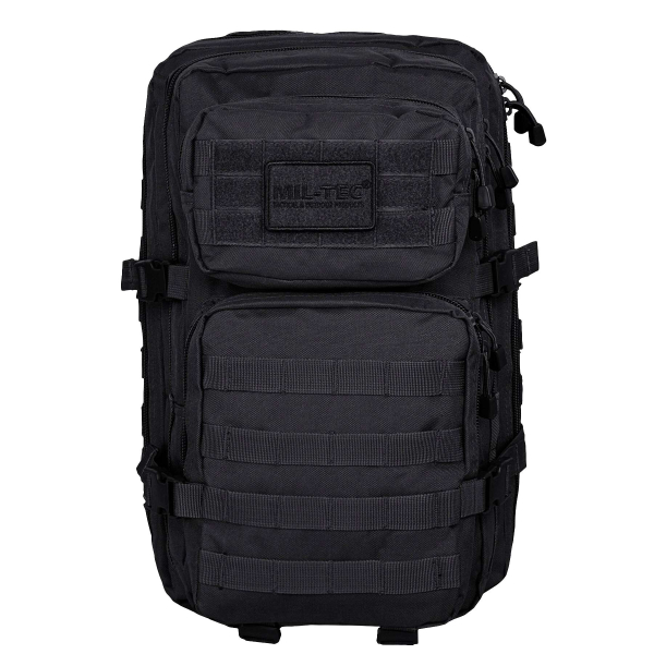 Рюкзак тактичний великий MIL-TEC US Assault Large 36L Black - фото №2