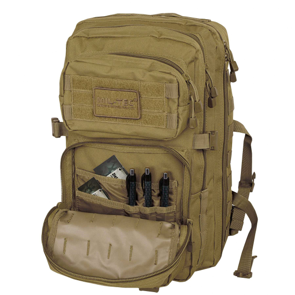 Рюкзак тактичний великий MIL-TEC US Assault Large 36L Coyote - фото №10