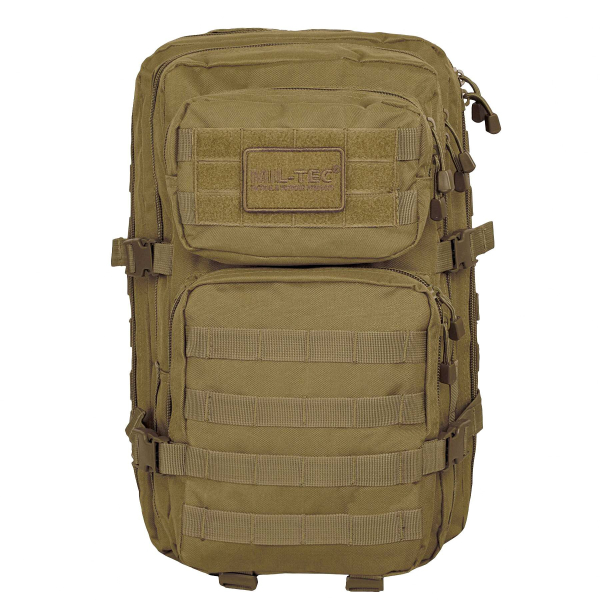 Рюкзак тактичний великий MIL-TEC US Assault Large 36L Coyote - фото №2
