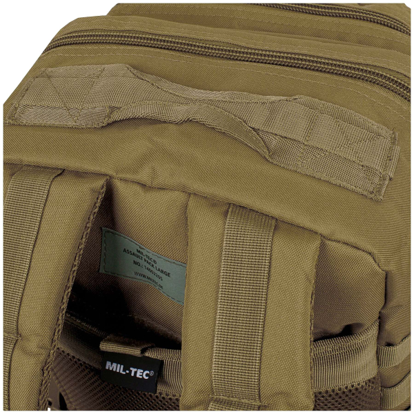 Рюкзак тактичний великий MIL-TEC US Assault Large 36L Coyote - фото №7