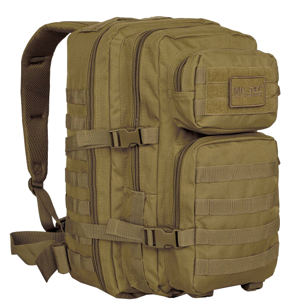 Рюкзак тактичний великий MIL-TEC US Assault Large 36L Coyote - фото №4