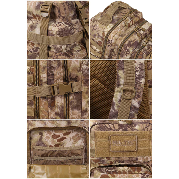Рюкзак тактичний великий MIL-TEC US Assault Large 36L Urban Camo - фото №12
