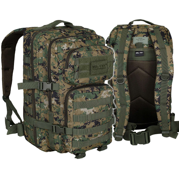 Рюкзак тактичний великий MIL-TEC US Assault Large 36L MARPAT - фото