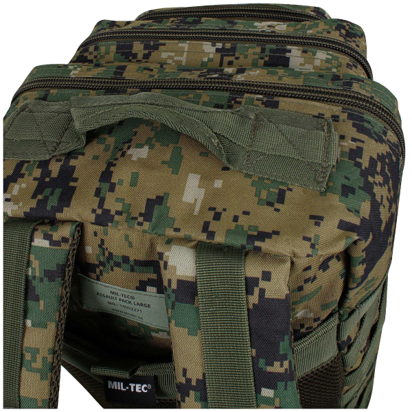 Рюкзак тактичний великий MIL-TEC US Assault Large 36L MARPAT - фото №7